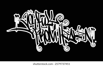 JOYFULL FROM HEAVEN graffiti tag style design