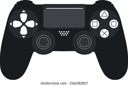 Joypad Console Controller Flat Vector Icon Stock Vector (Royalty Free ...