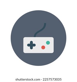 Joypad icon, Flat vector illustration for web and mobile interface, EPS 10