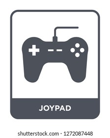 joypad icon vector on white background, joypad trendy filled icons from Electronic stuff fill collection, joypad simple element illustration