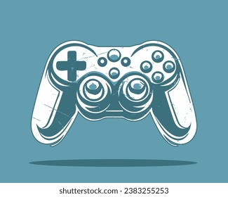 icono de color plano vectorial joypad. Gráficos vectoriales de Joystick