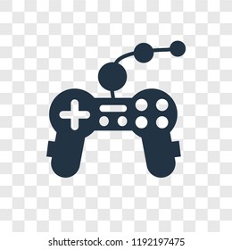 Joypad vector icon isolated on transparent background, Joypad transparency logo concept