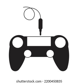 Joystcik gaming icon illustration with flat design style