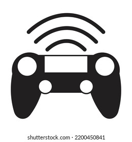 Joystcik gaming icon illustration with flat design style