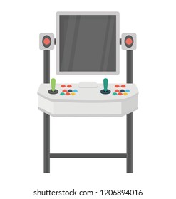 
A joystick arcade game with joystick 
