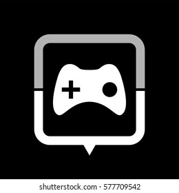 joystick  - black vector icon