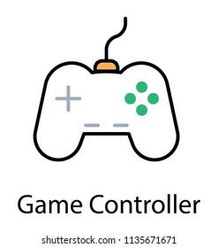 
A joystick with cable game controller
