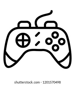 A joystick with cable game controller