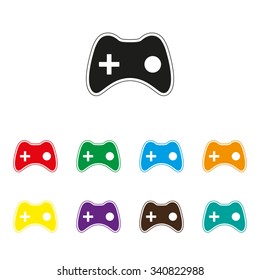 joystick - color vector icon