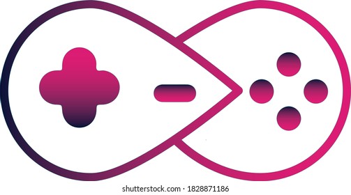 joystick console Game icon vector