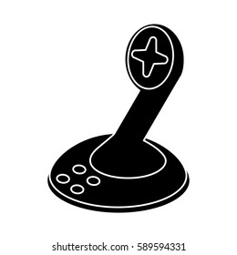 joystick control game video pictogram