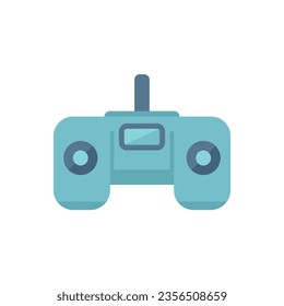 Joystick control icon flat vector. Data center. Monitor report isolated