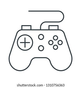 Joystick controller concept line icon. Simple element illustration. Joystick controller concept outline symbol design. Can be used for web and mobile UI/UX . Modern vector style