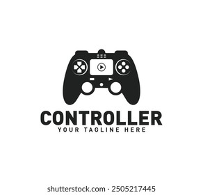 Joystick controller Game pad or game controller logo design, Vector illustration.