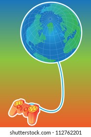 Joystick and earth