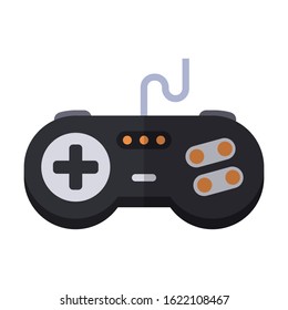 joystick flat color vector icon