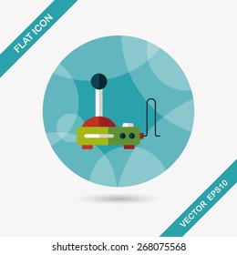 joystick flat icon with long shadow,eps10