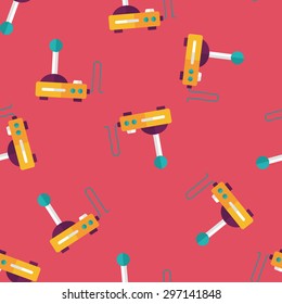 joystick flat icon,eps10 seamless pattern background