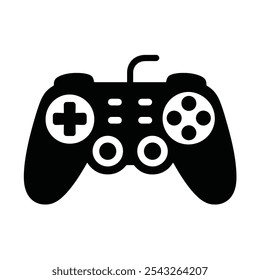 Joystick flache Stil Symbol Illustration.