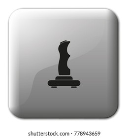 Joystick flat vector icon.