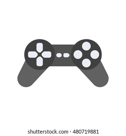 Joystick game console flat icon