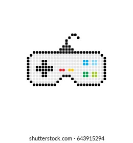 joystick game console icon logo logotype
