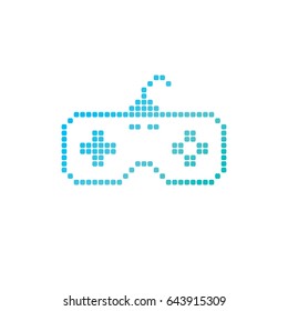 joystick game console icon logo logotype