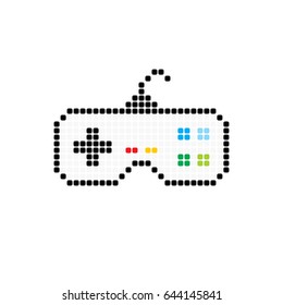 joystick game console icon logo logotype