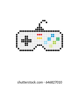 joystick game console icon logo logotype