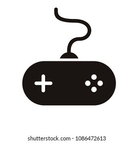 joystick game console symbol  vector icon