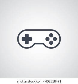 joystick game console theme vector art illustration