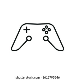 Joystick game controller icon. Design template vector