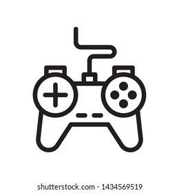 joystick, game controller icon in trendy outline style design. Vector graphic illustration. Suitable for website design, logo, app, and ui. Editable vector stroke. EPS 10.