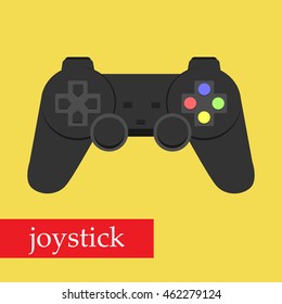 joystick game controller. / vector.