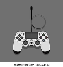 joystick game controller white