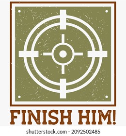 joystick game design vector and game slogan
