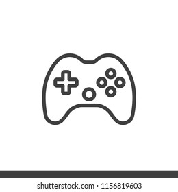 Joystick game icon trendy line style vector image