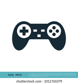 Joystick Game Icon Vector Logo Template Illustration Design. Vector EPS 10.