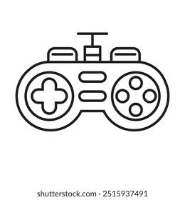 Joystick ícone vetor no fundo branco