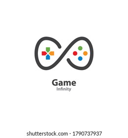 Joystick game illustration vector template
