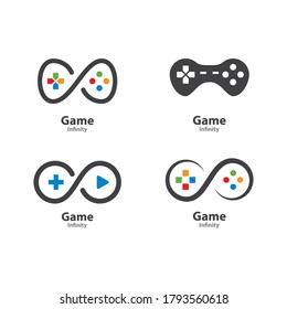 Plantilla vectorial de ilustración de juegos Joystick
