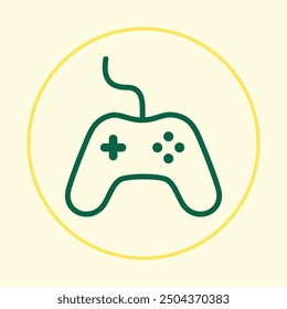 Joystick game trendy icon master abstract vector illustration colorful artwork beautiful design.eps