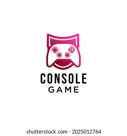 joystick for game vector icon logo design. Game controller Illustration. Cybersport concept. Console gamepad. Suitable for many purposes 