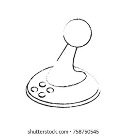 Joystick gamepad device icon vector illustration graphic design