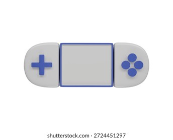 Joystick Gamepad Game Controller icon 3d render illustration