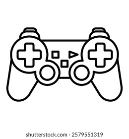 Joystick gamepad icon. flat illustration of vector icon