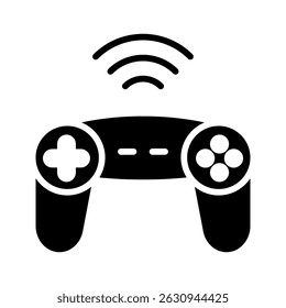 Joystick gamepad icon set. flat illustration of vector icon