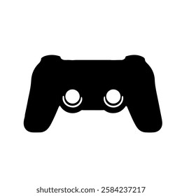 Joystick gamepad icon silhouette vector icon sign symbol illustration design.