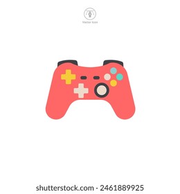 Joystick. Gamepad Icon Symbol Vektorillustration auf weißem Hintergrund