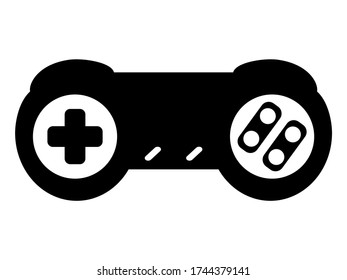 Joystick gamepad icon, vector illustration.